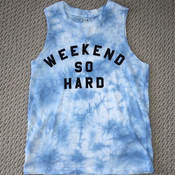 weekend so hard tank top - Picture 1 of 2
